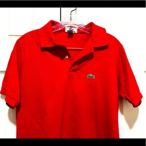 Izod Lacoste red vintage polo shirt men’s S/women’s M